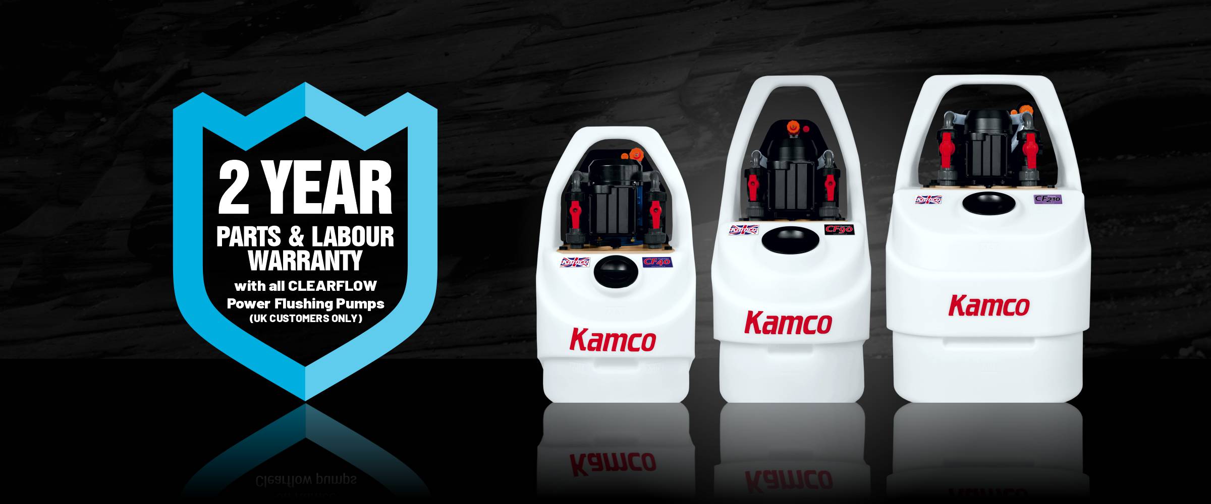 Kamco - 2 year parts and labour warranty